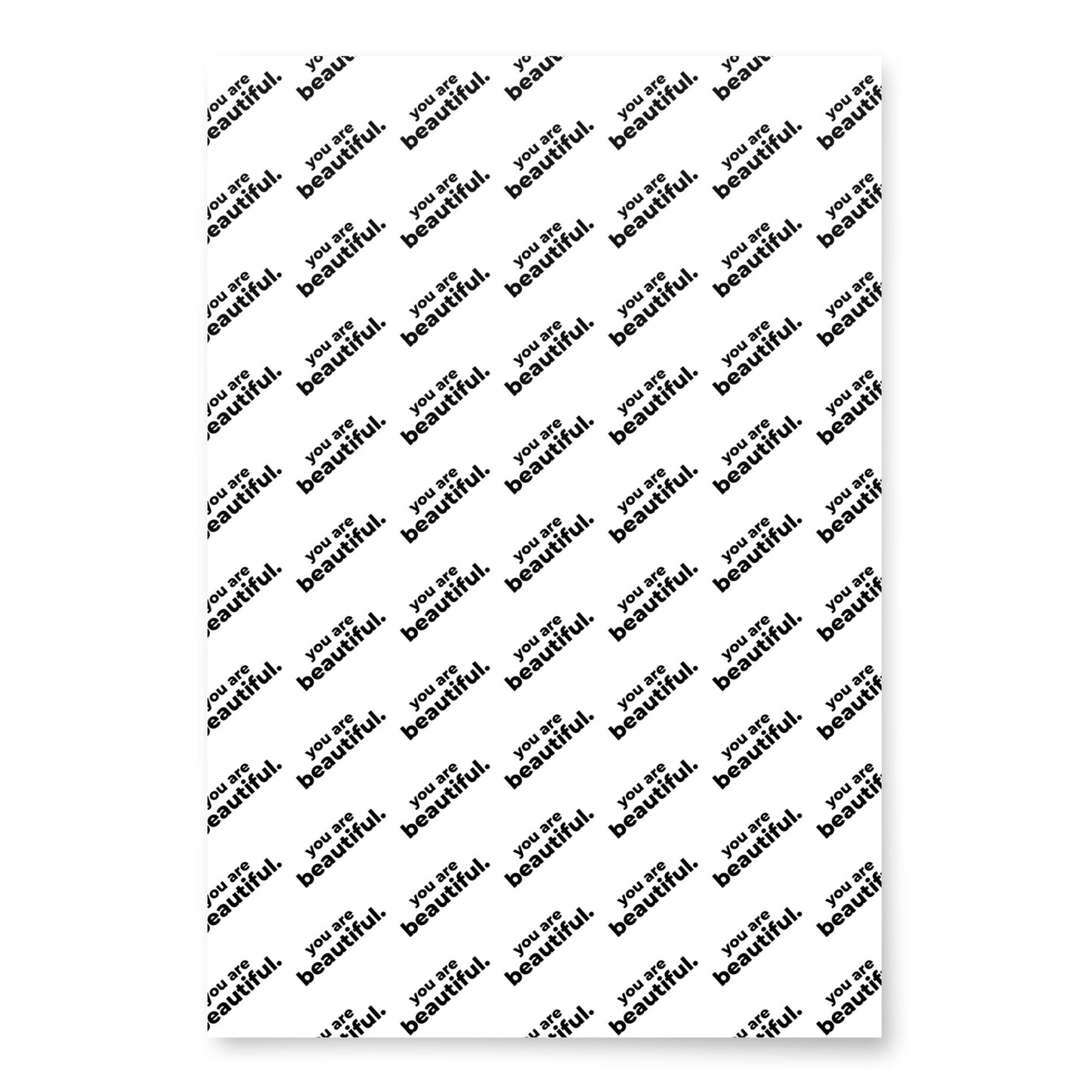 Empowering Wrapping paper - Variation 1