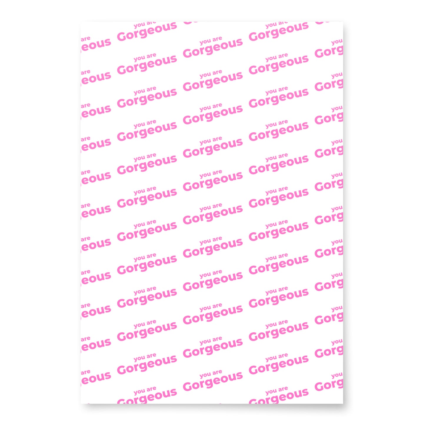 Wrapping paper sheets