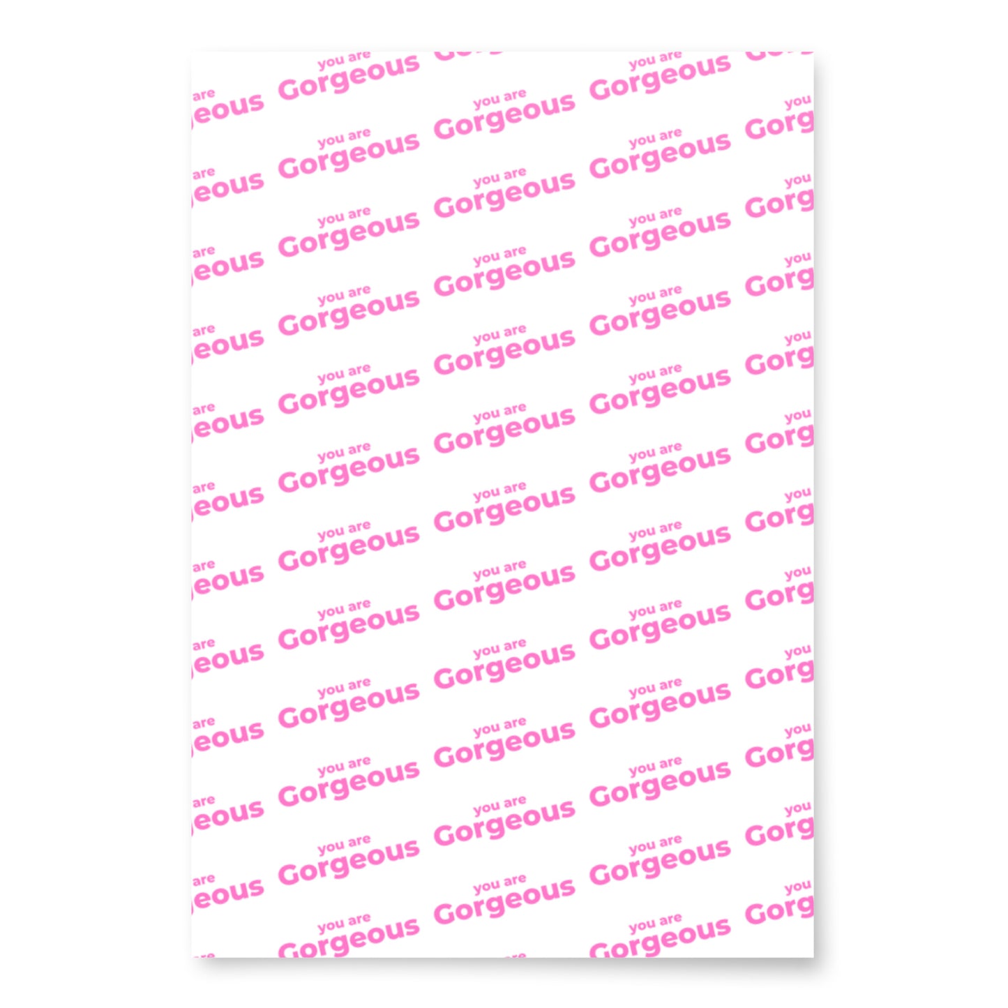 Empowering Wrapping paper - Variation 1