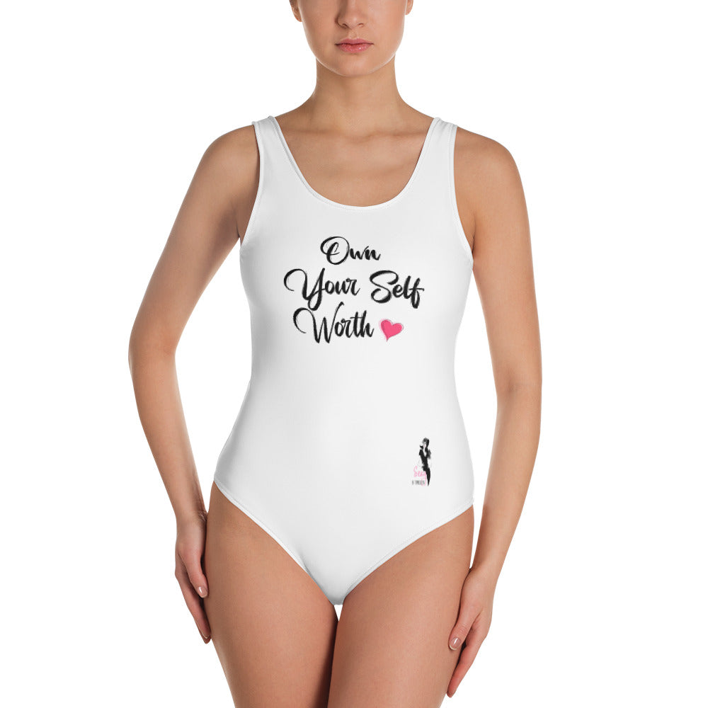 One-Piece Swimsuit - Own your self worth