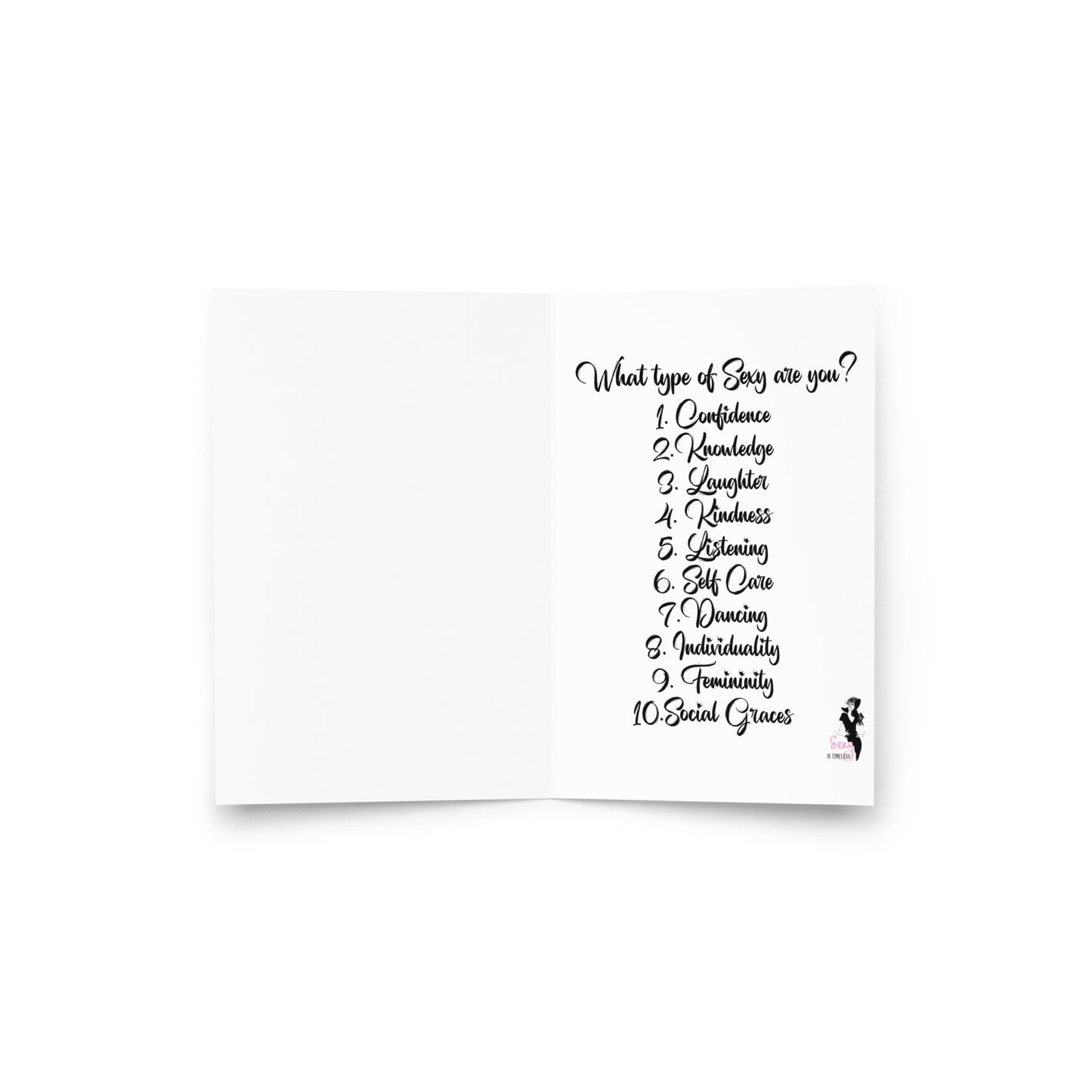 Greeting cards for that special lady Model 05