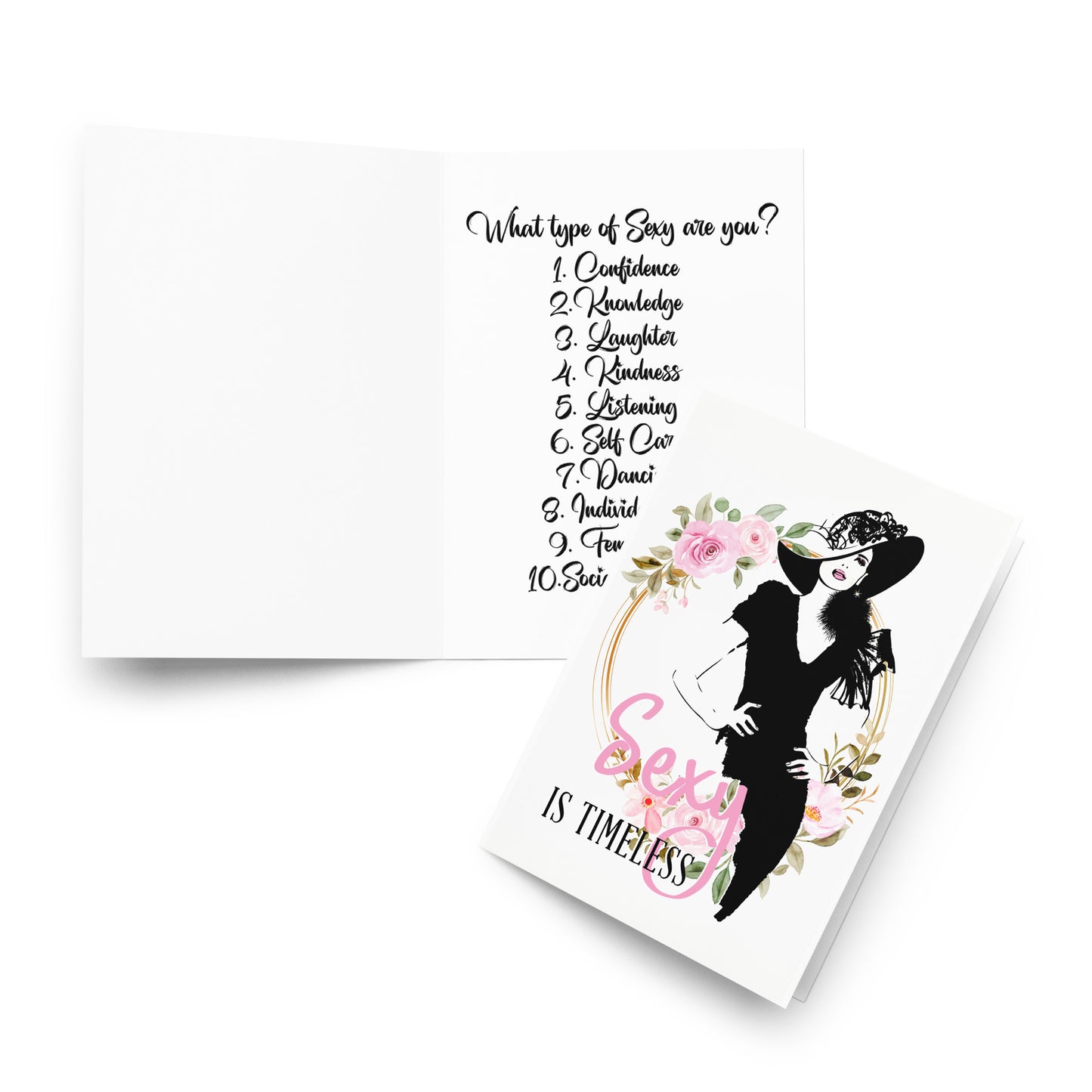 Greeting cards for that special lady Model 02
