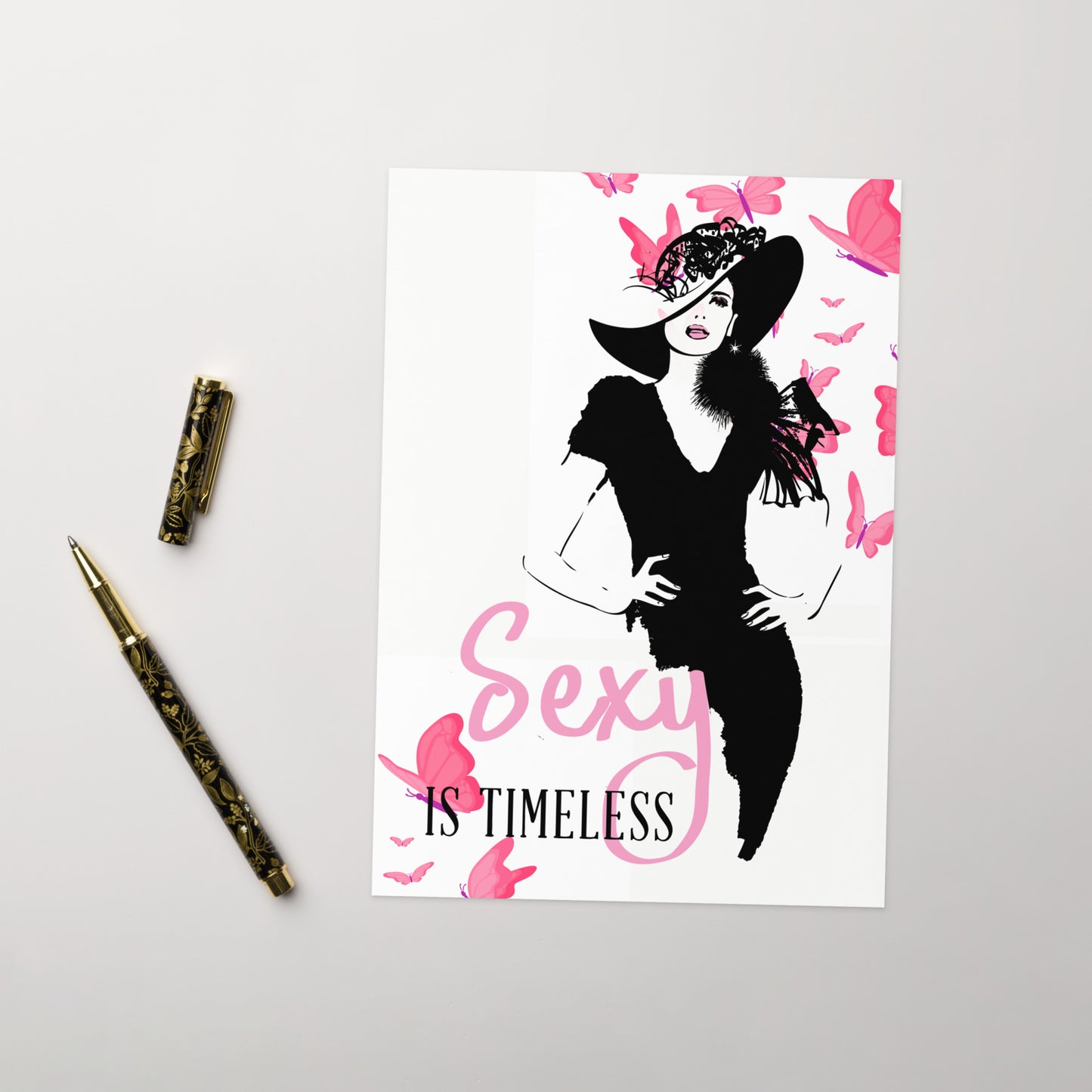 Greeting cards for that special lady Model 08