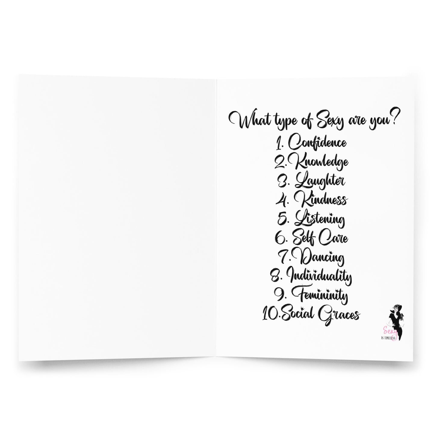 Greeting cards for that special lady Model 02