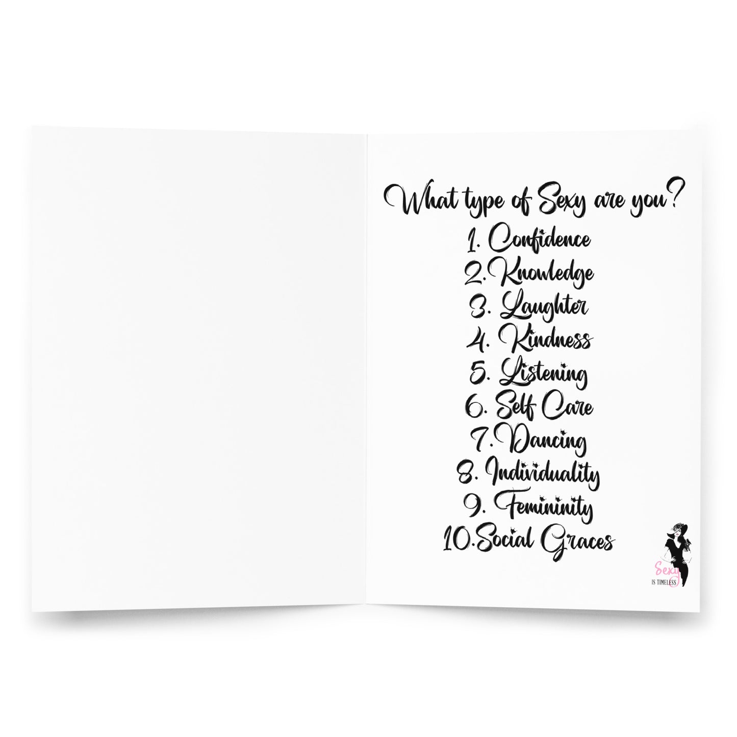 Greeting cards for that special lady Model 08
