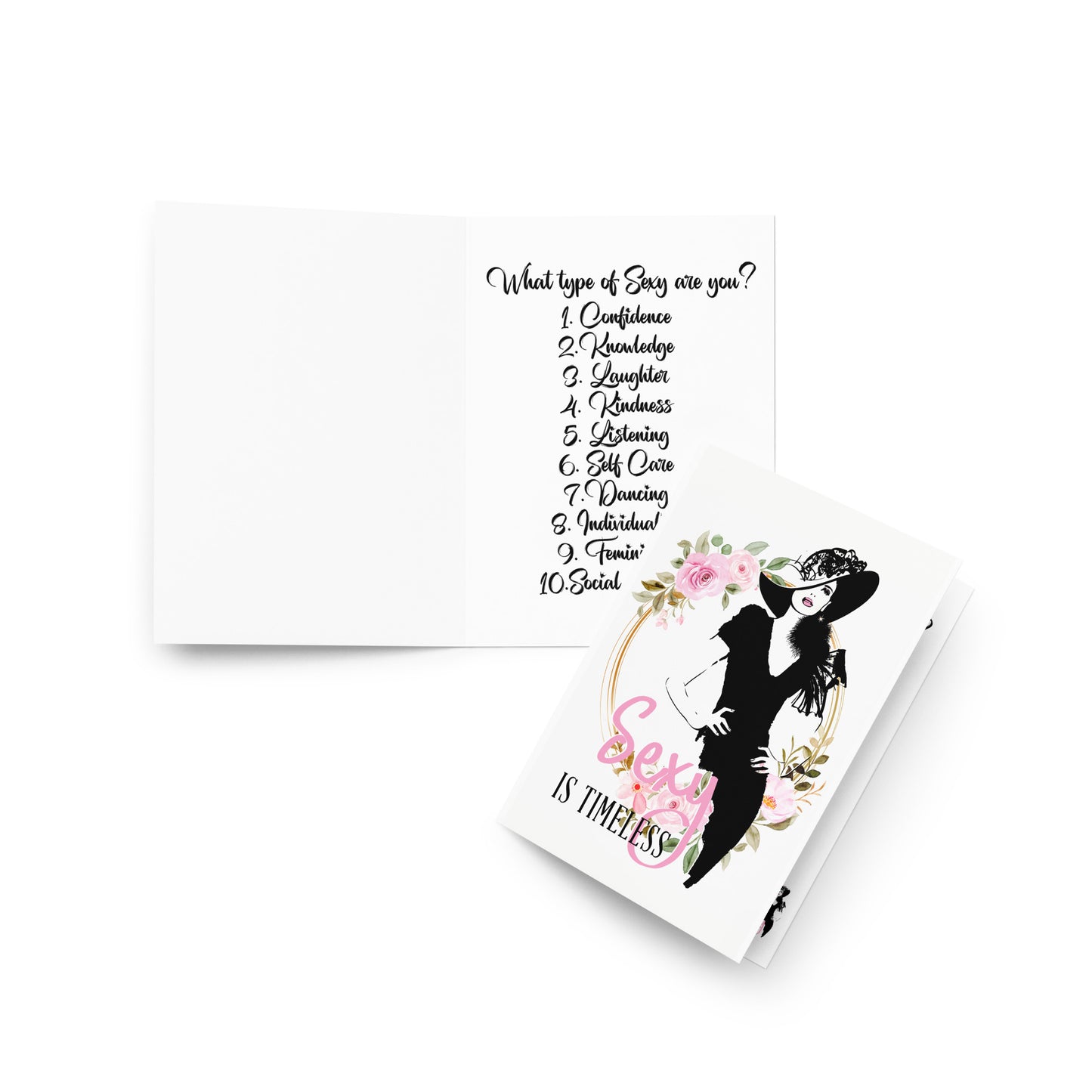 Greeting cards for that special lady Model 02
