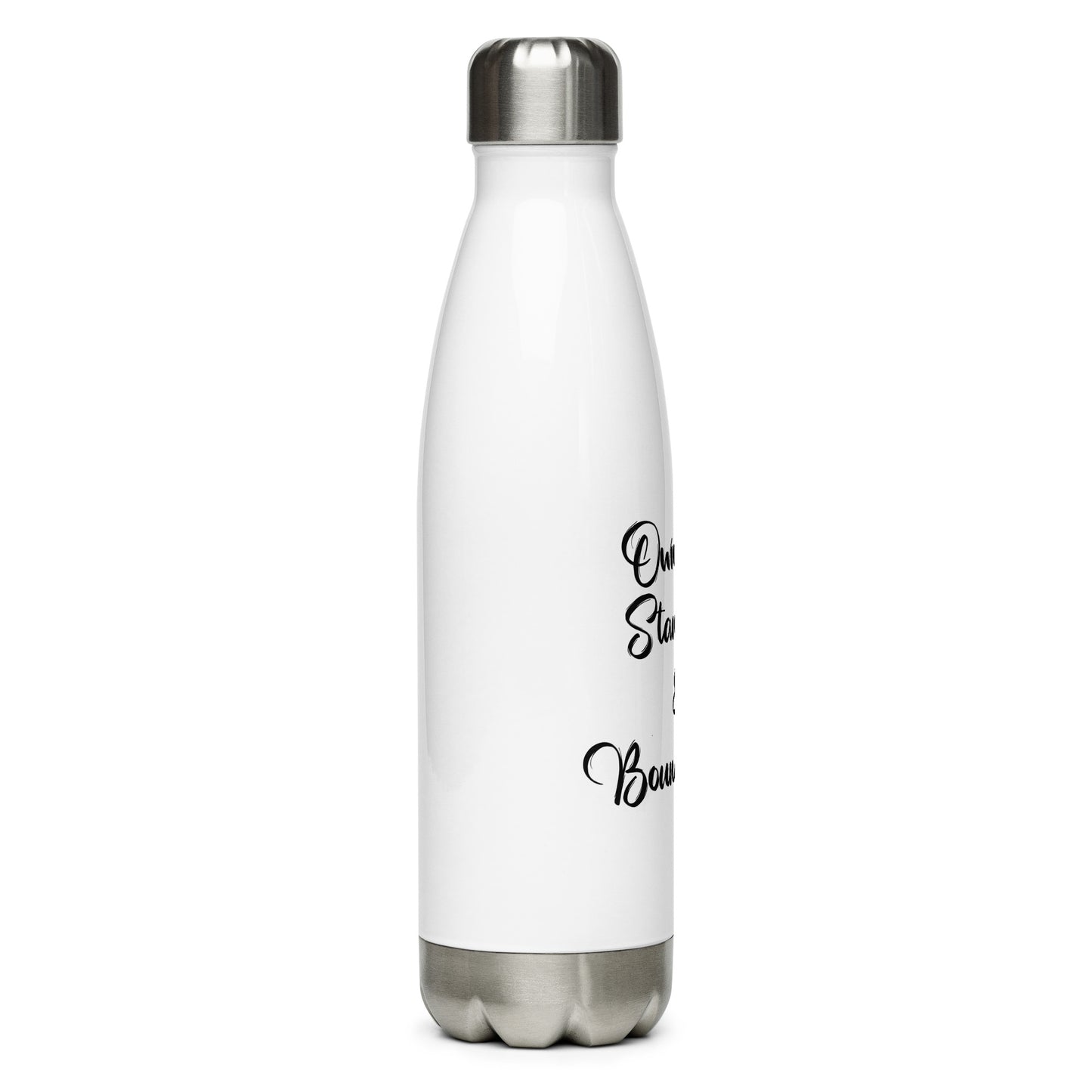 Stainless Steel Water Bottle - Own your standards and boundaries