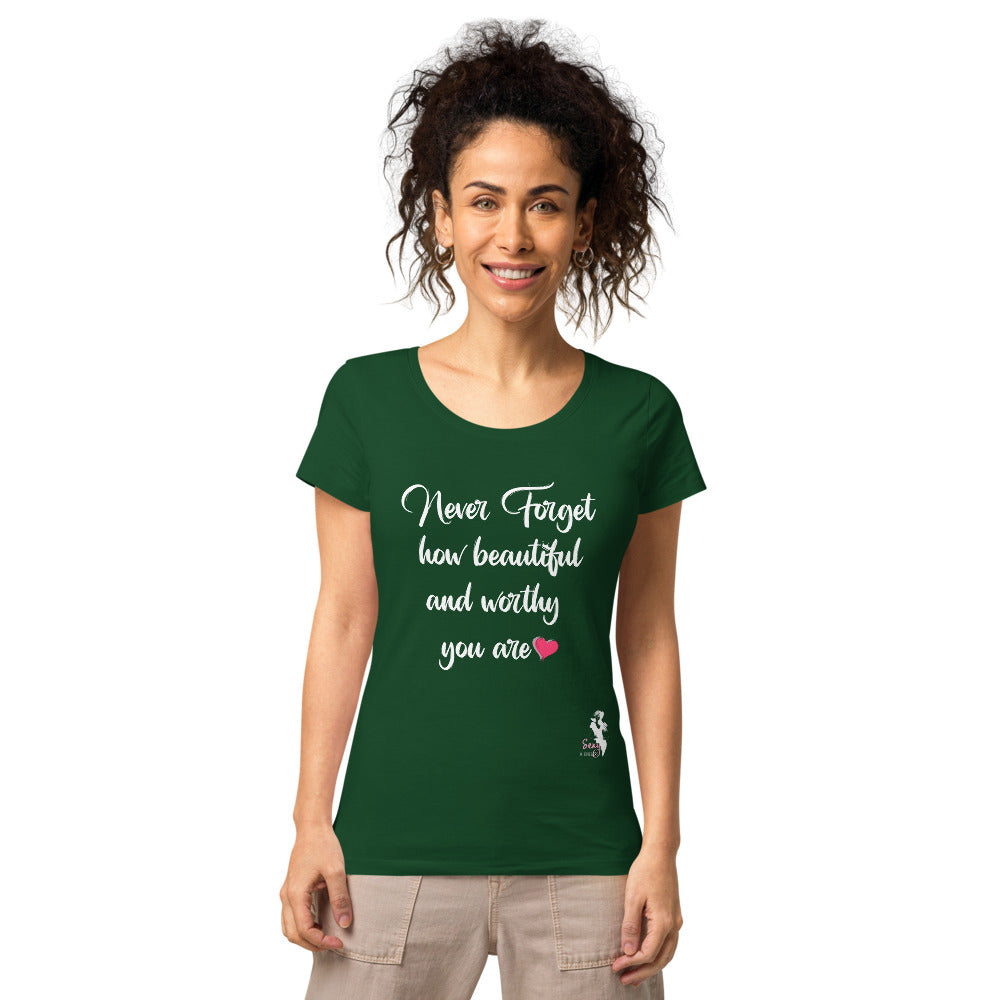 Never forget organic t-shirt