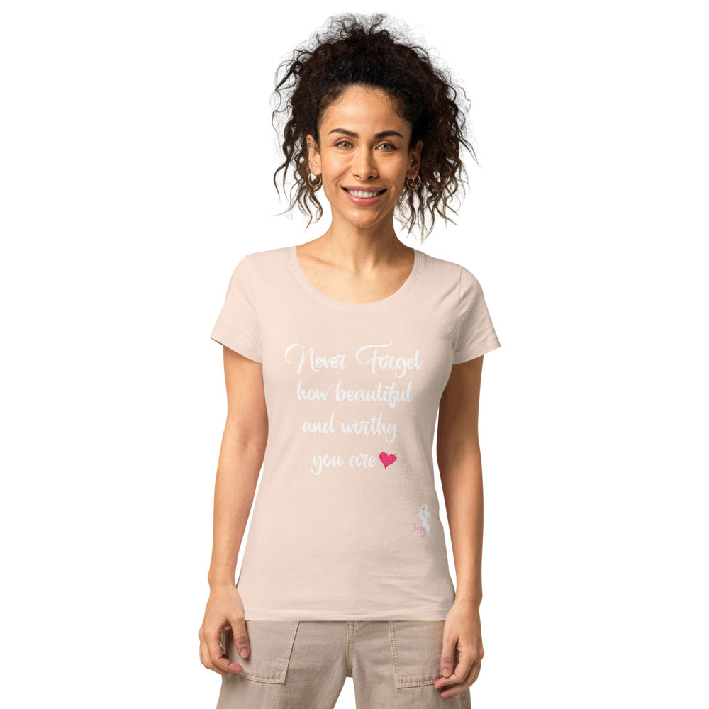 Never forget organic t-shirt