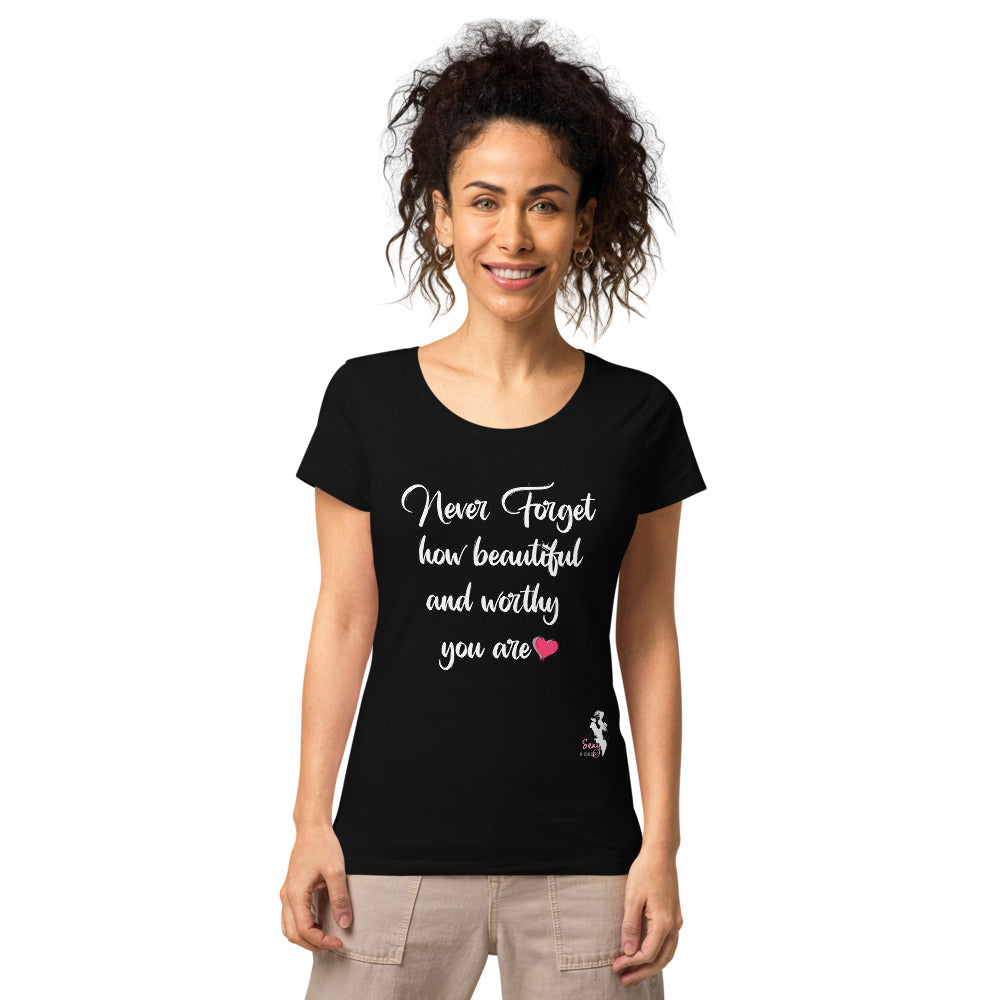 Never forget organic t-shirt