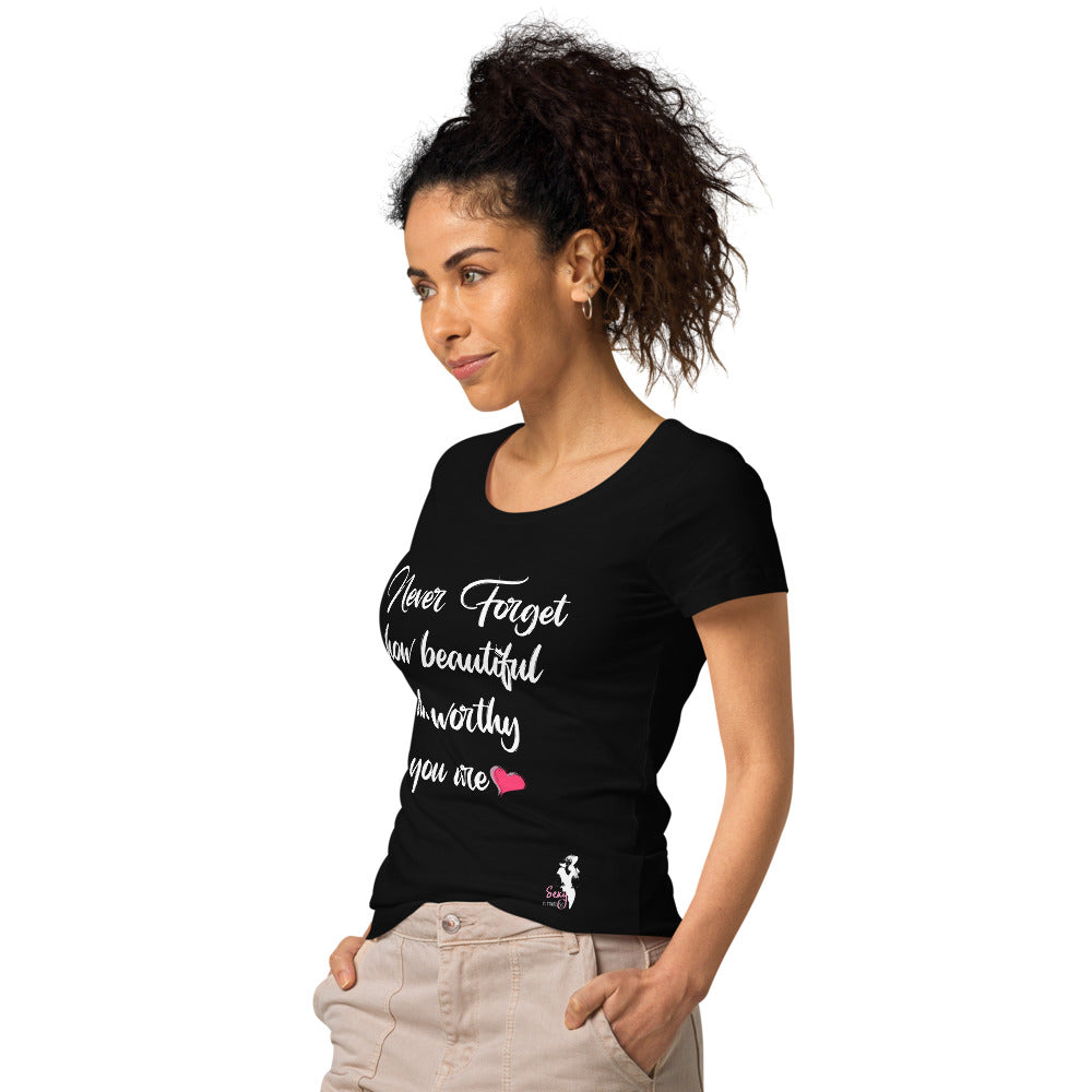 Never forget organic t-shirt