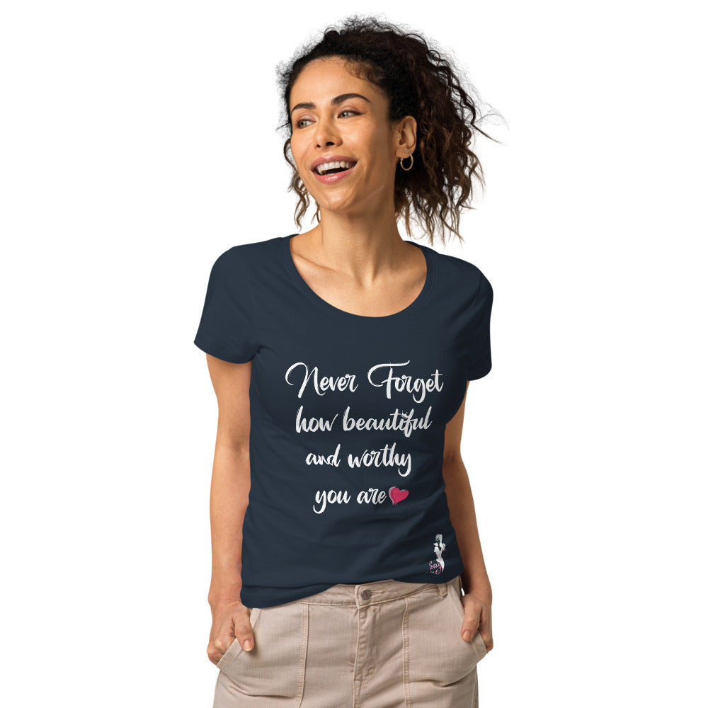 Never forget organic t-shirt