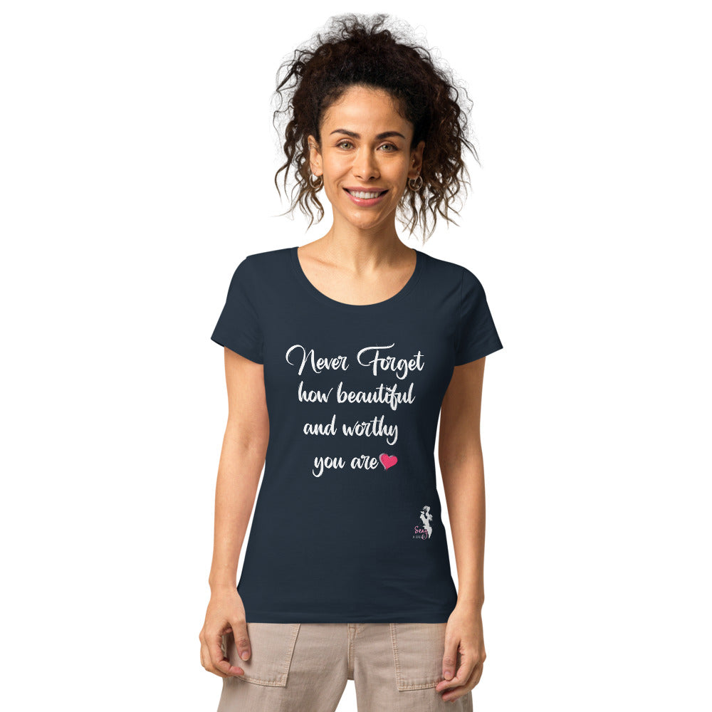 Never forget organic t-shirt