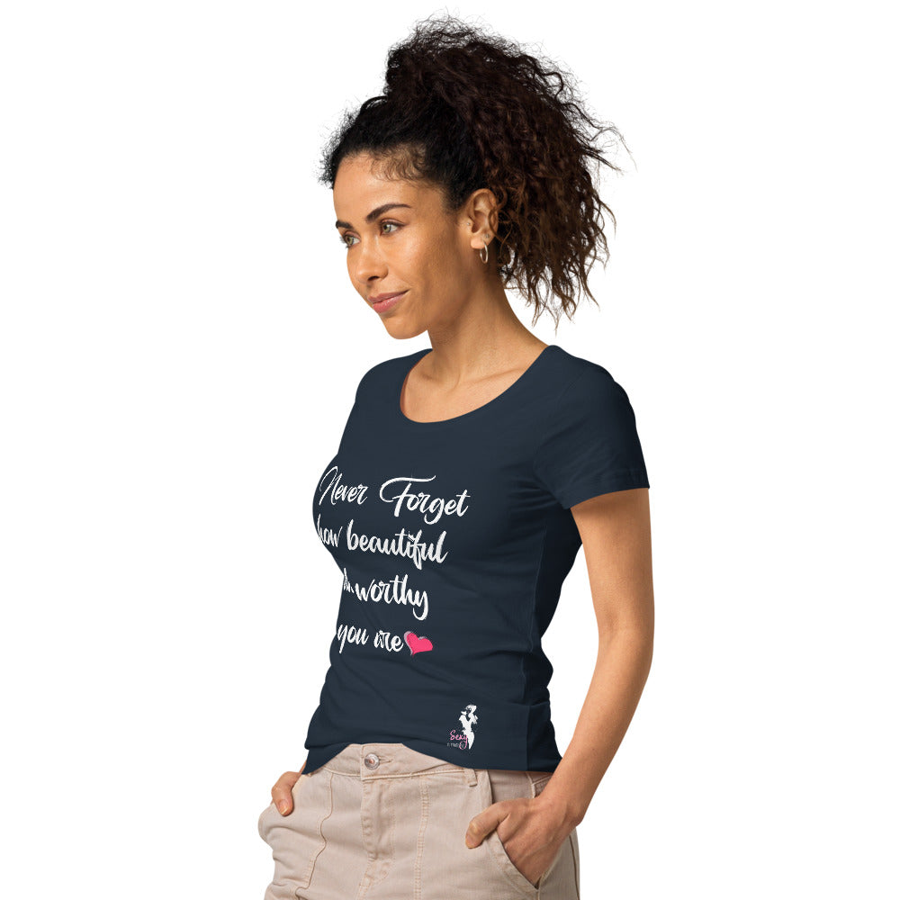 Never forget organic t-shirt