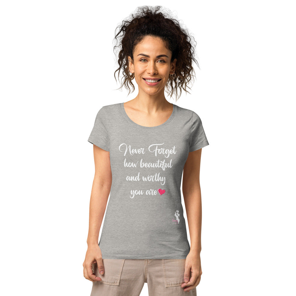 Never forget organic t-shirt
