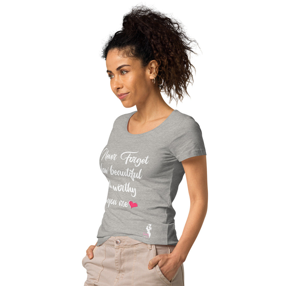 Never forget organic t-shirt