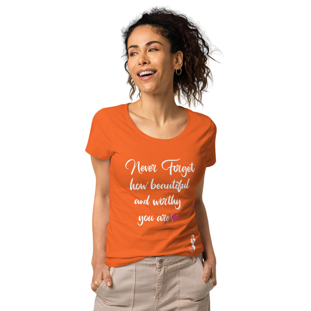 Never forget organic t-shirt