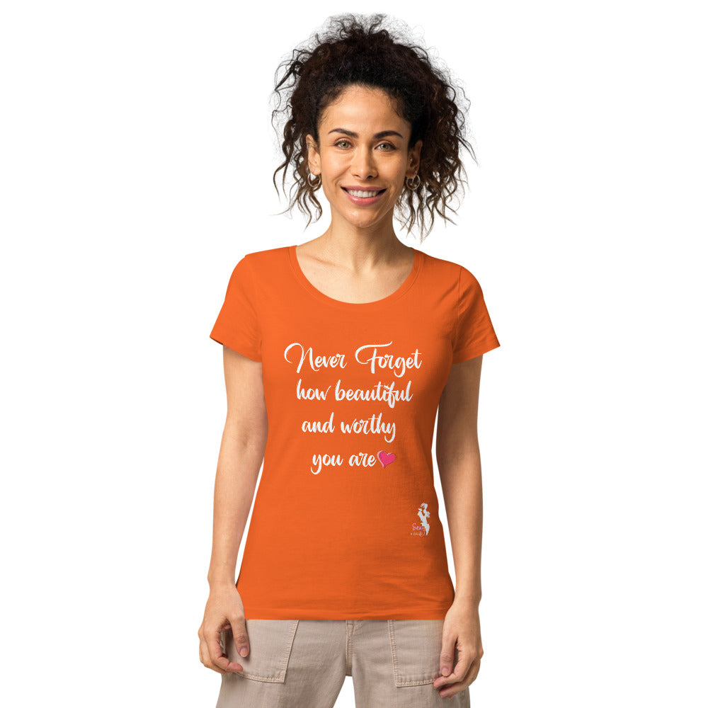 Never forget organic t-shirt