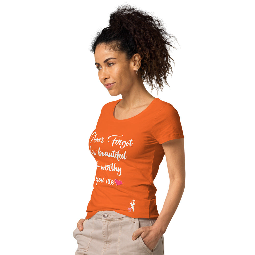 Never forget organic t-shirt