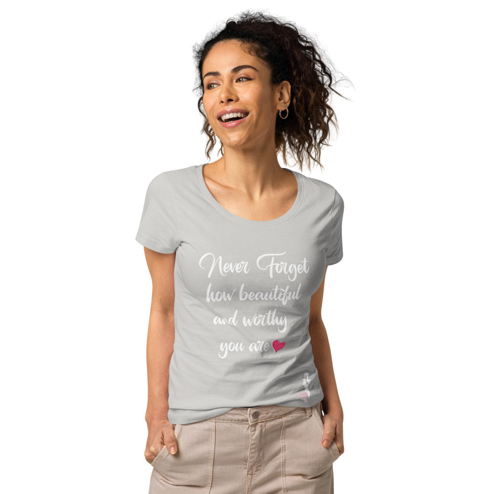 Never forget organic t-shirt