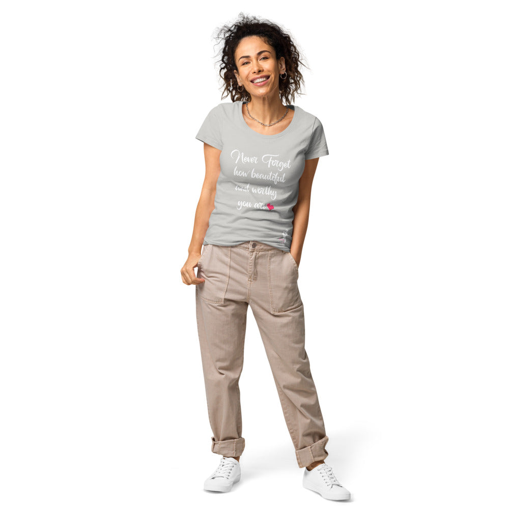 Never forget organic t-shirt