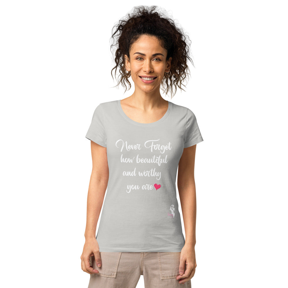 Never forget organic t-shirt