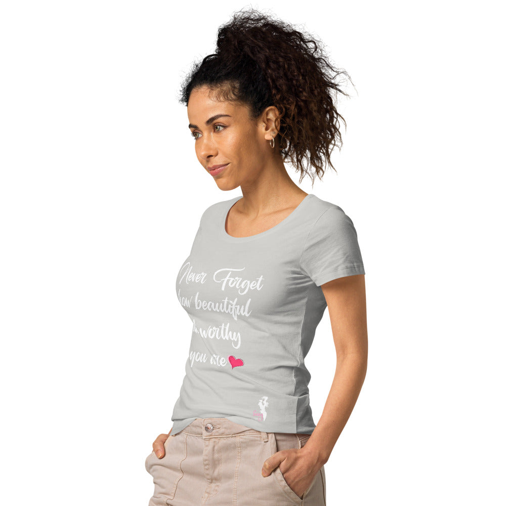 Never forget organic t-shirt