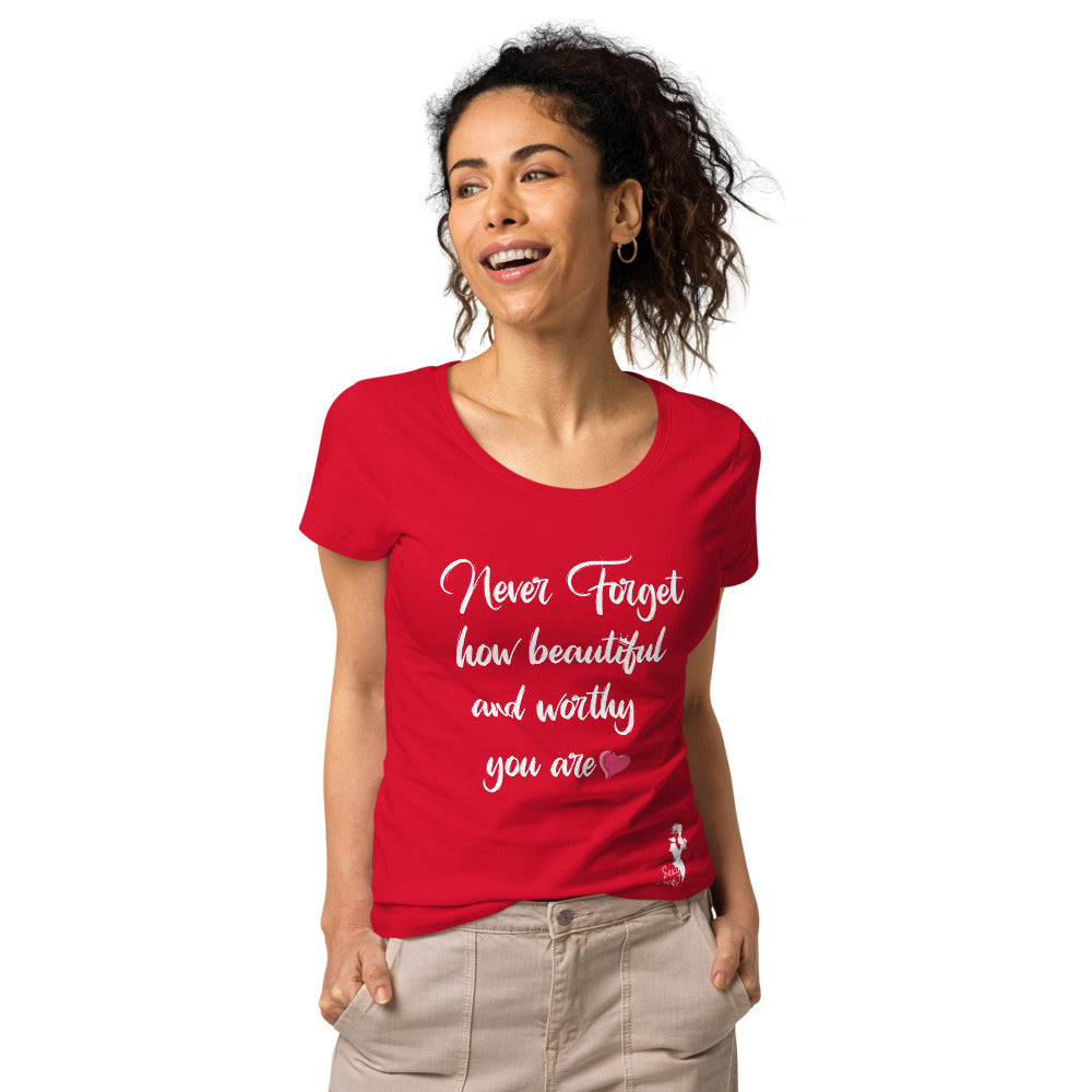 Never forget organic t-shirt