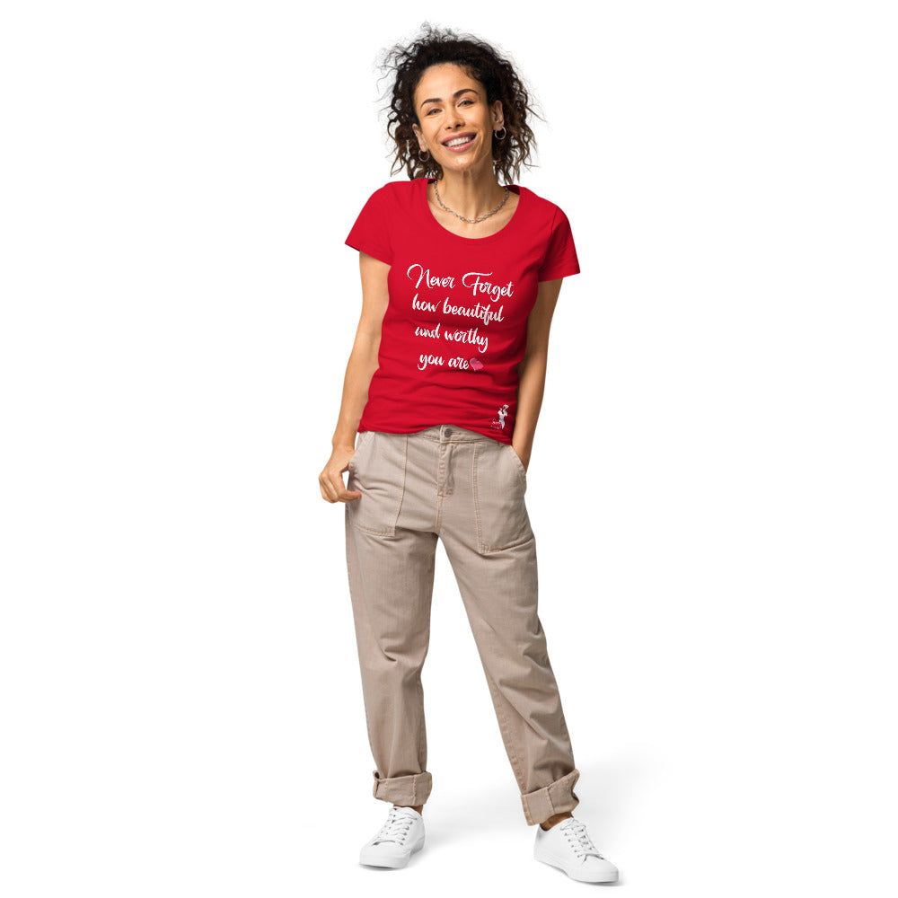 Never forget organic t-shirt
