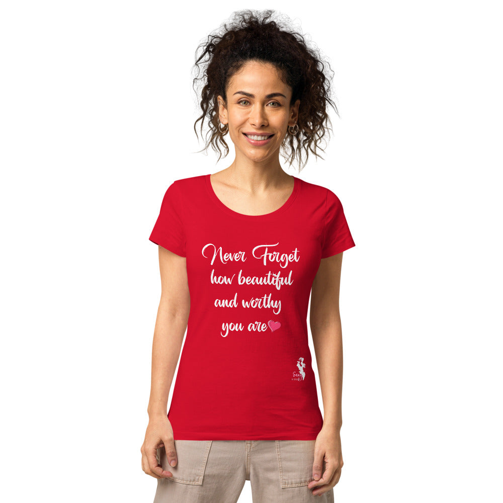 Never forget organic t-shirt