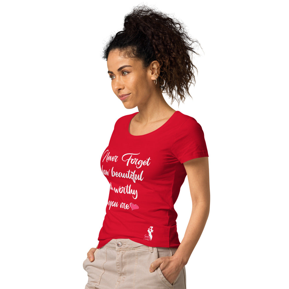 Never forget organic t-shirt
