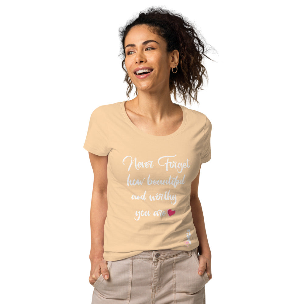 Never forget organic t-shirt