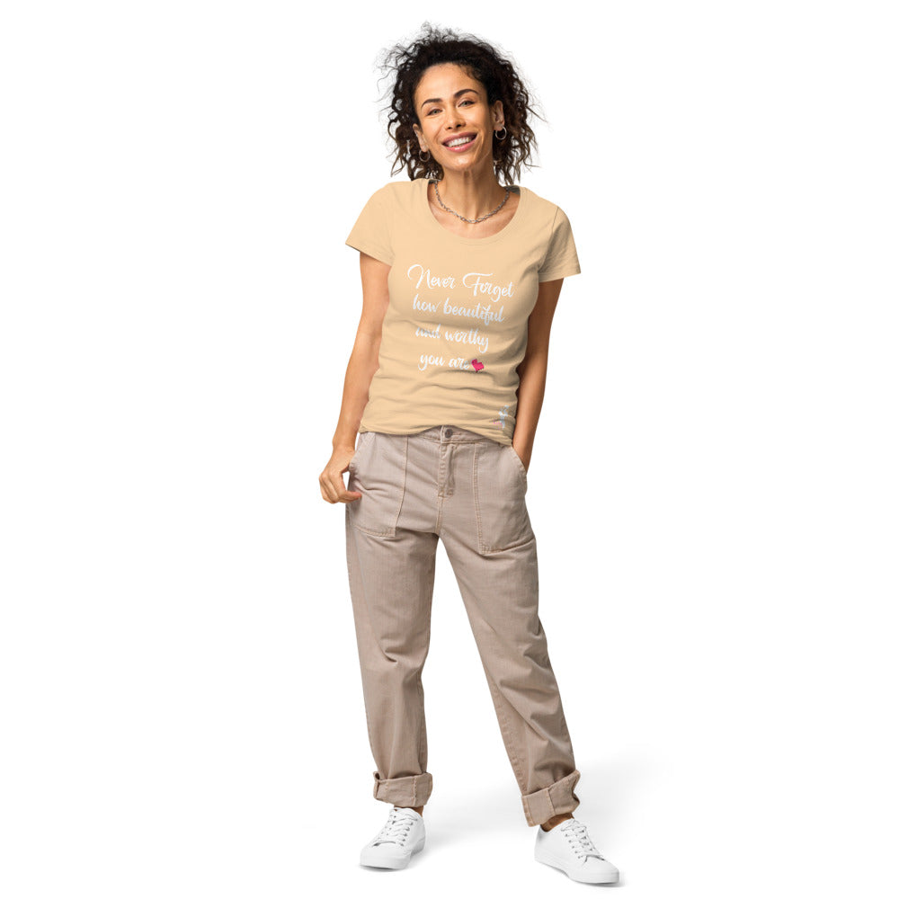 Never forget organic t-shirt