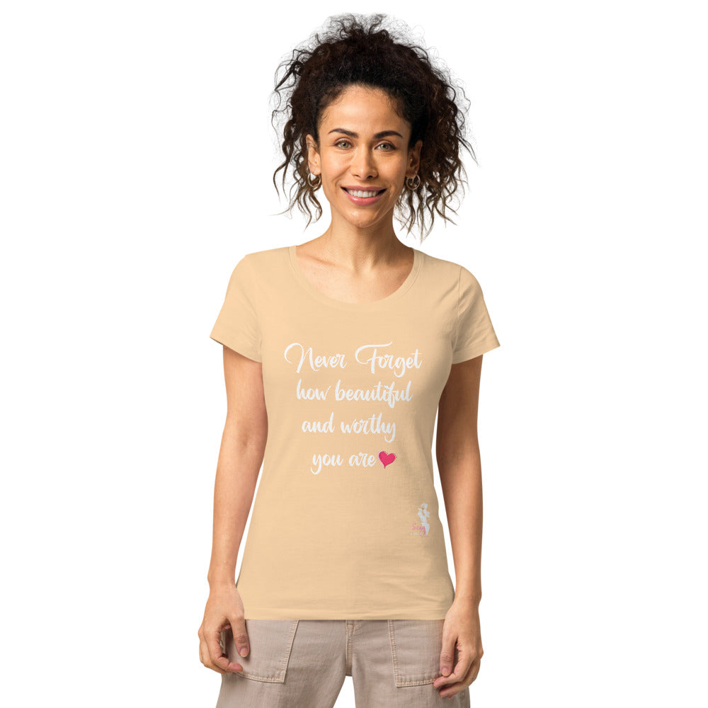 Never forget organic t-shirt