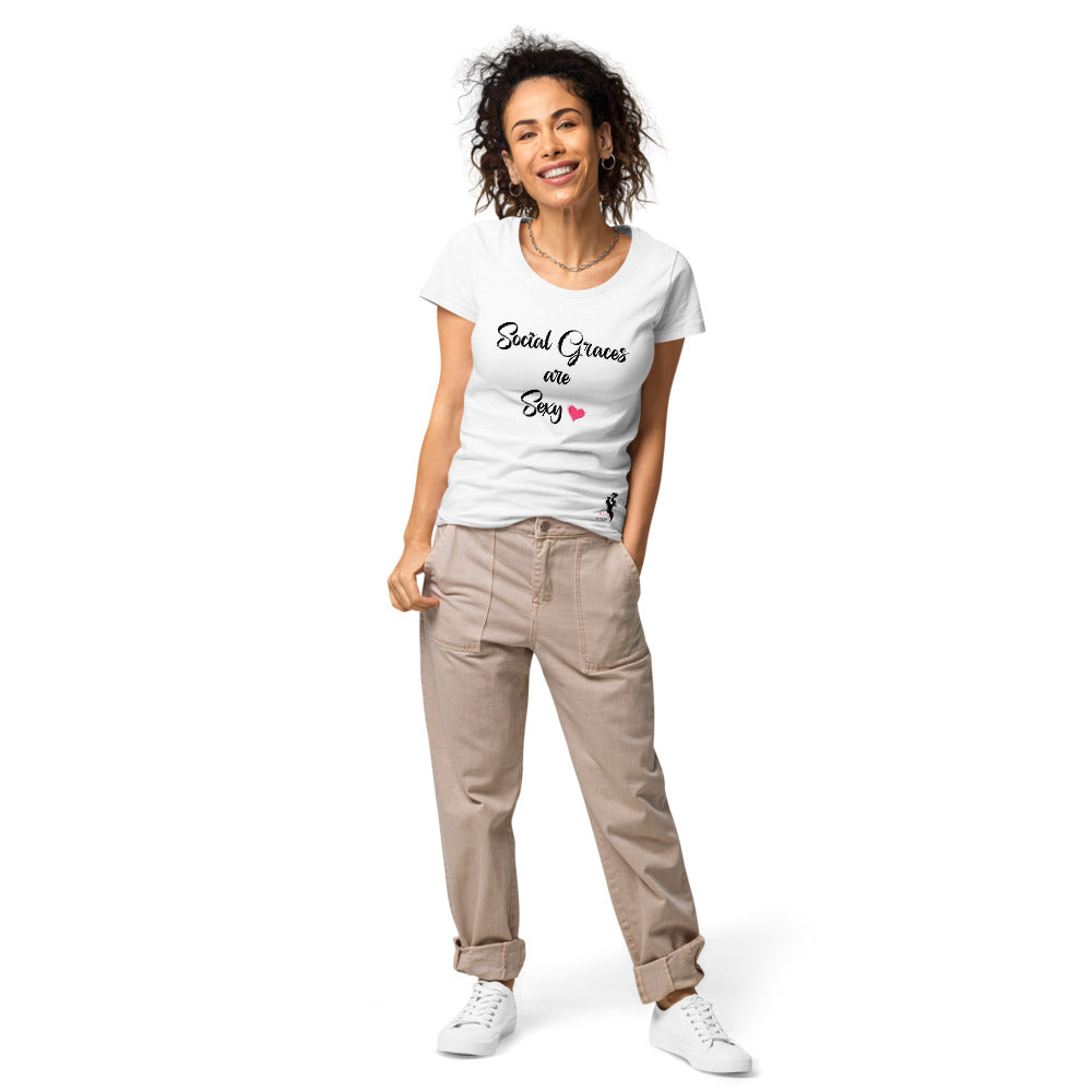 Social graces are Sexy organic t-shirt
