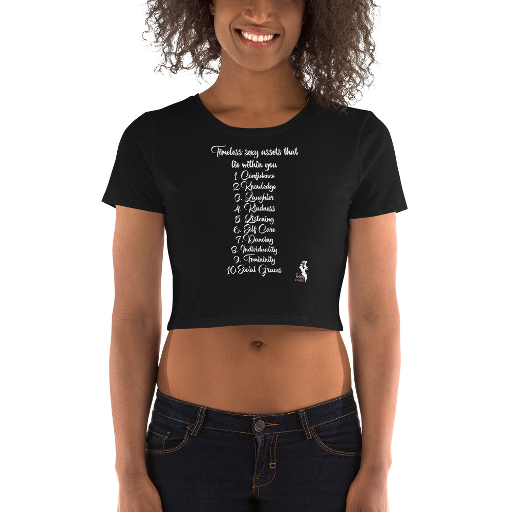 Women’s Crop Tee - Timeless Assets - Colors