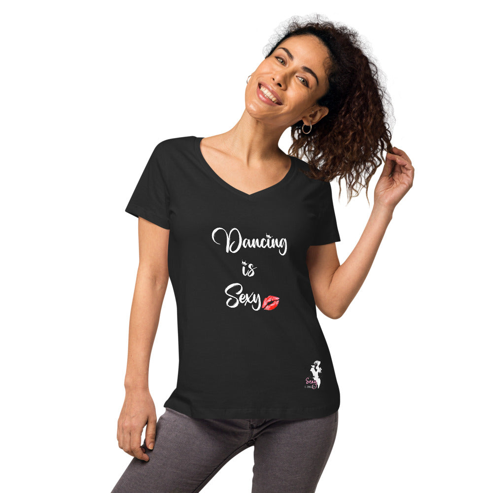 Dancing is Sexy v-neck t-shirt