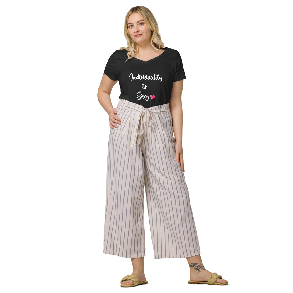 Individuality is Sexy v-neck t-shirt