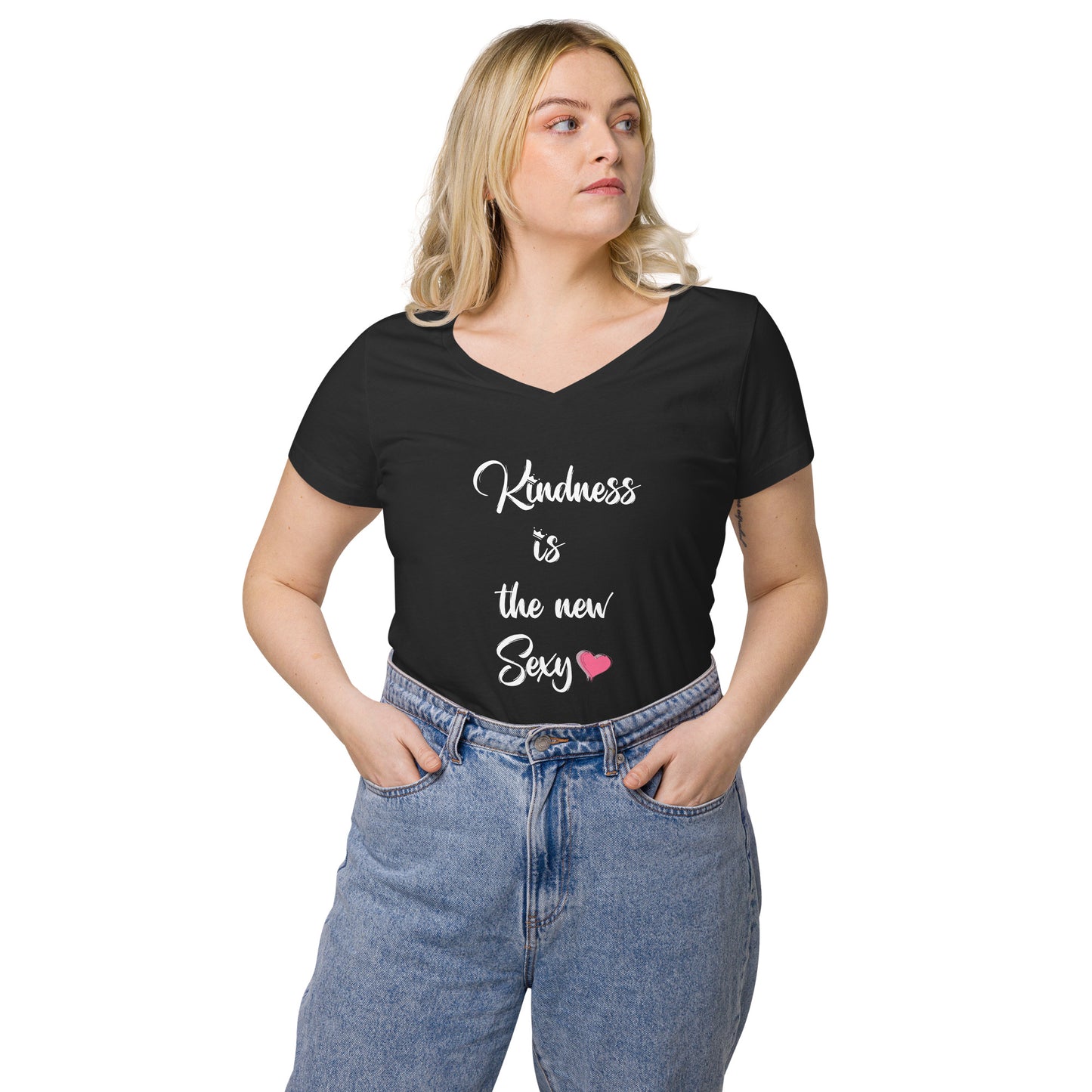 Kindness is the new Sexy v-neck t-shirt