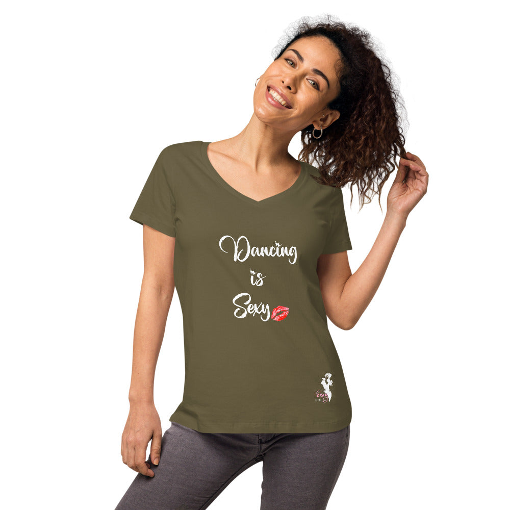 Dancing is Sexy v-neck t-shirt