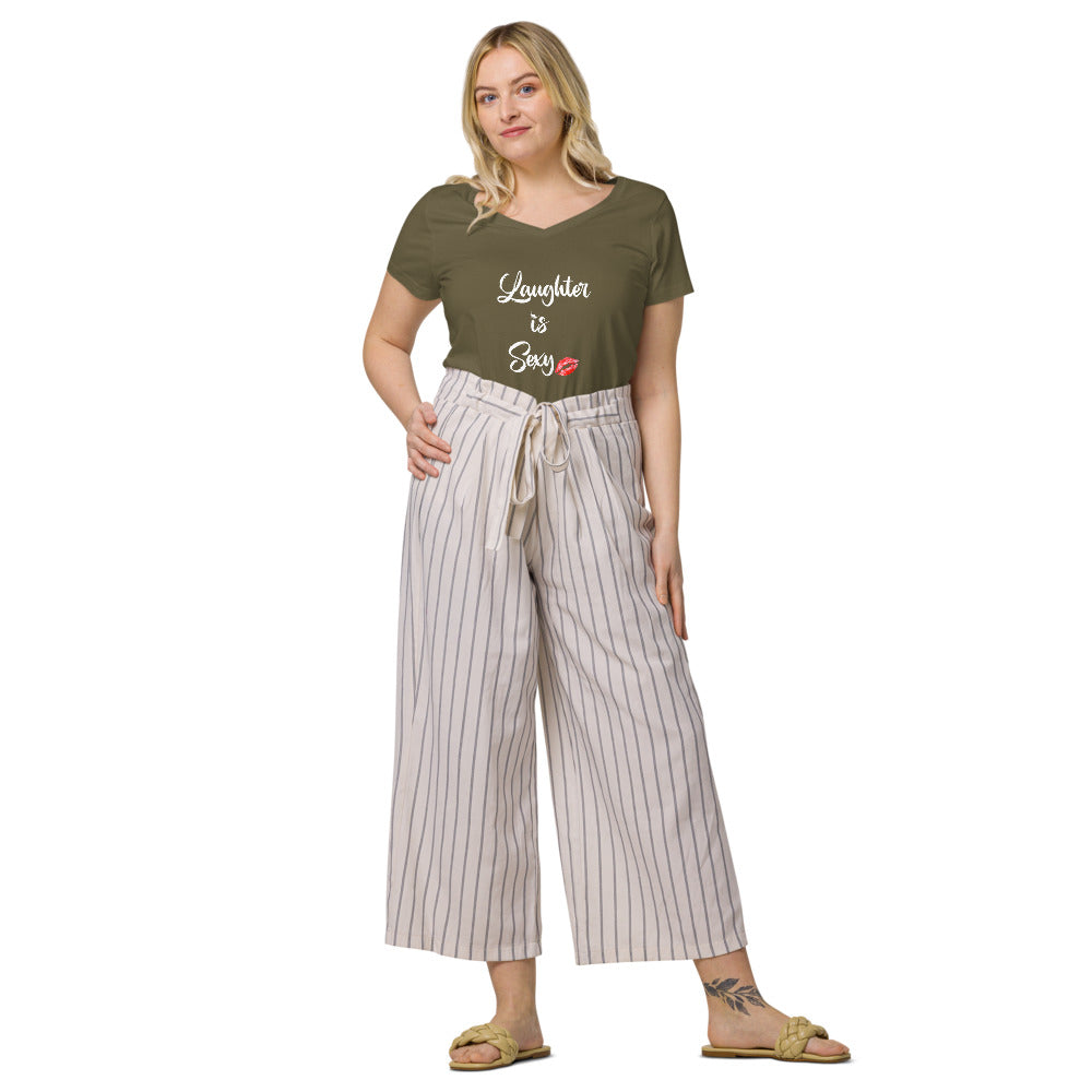 Laughter is Sexy v-neck t-shirt