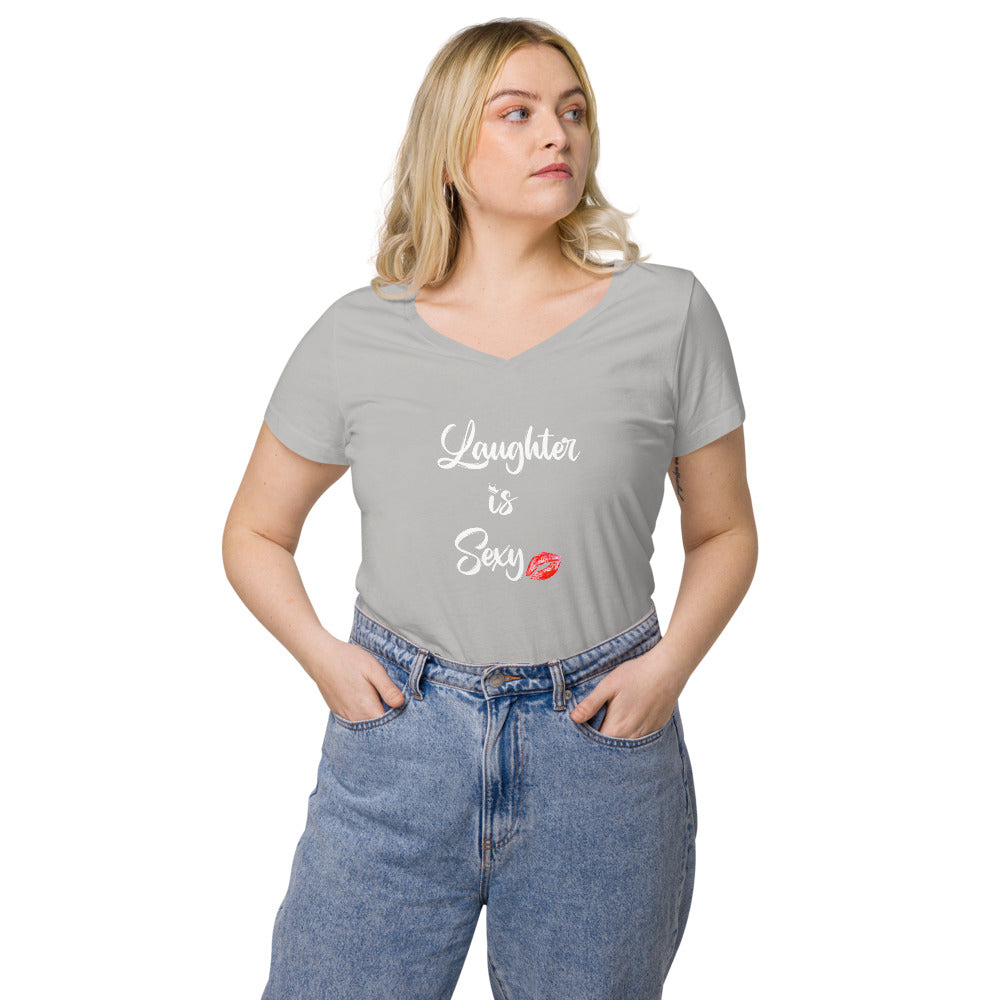 Laughter is Sexy v-neck t-shirt