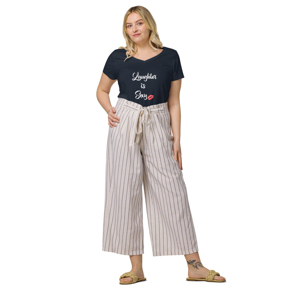 Laughter is Sexy v-neck t-shirt