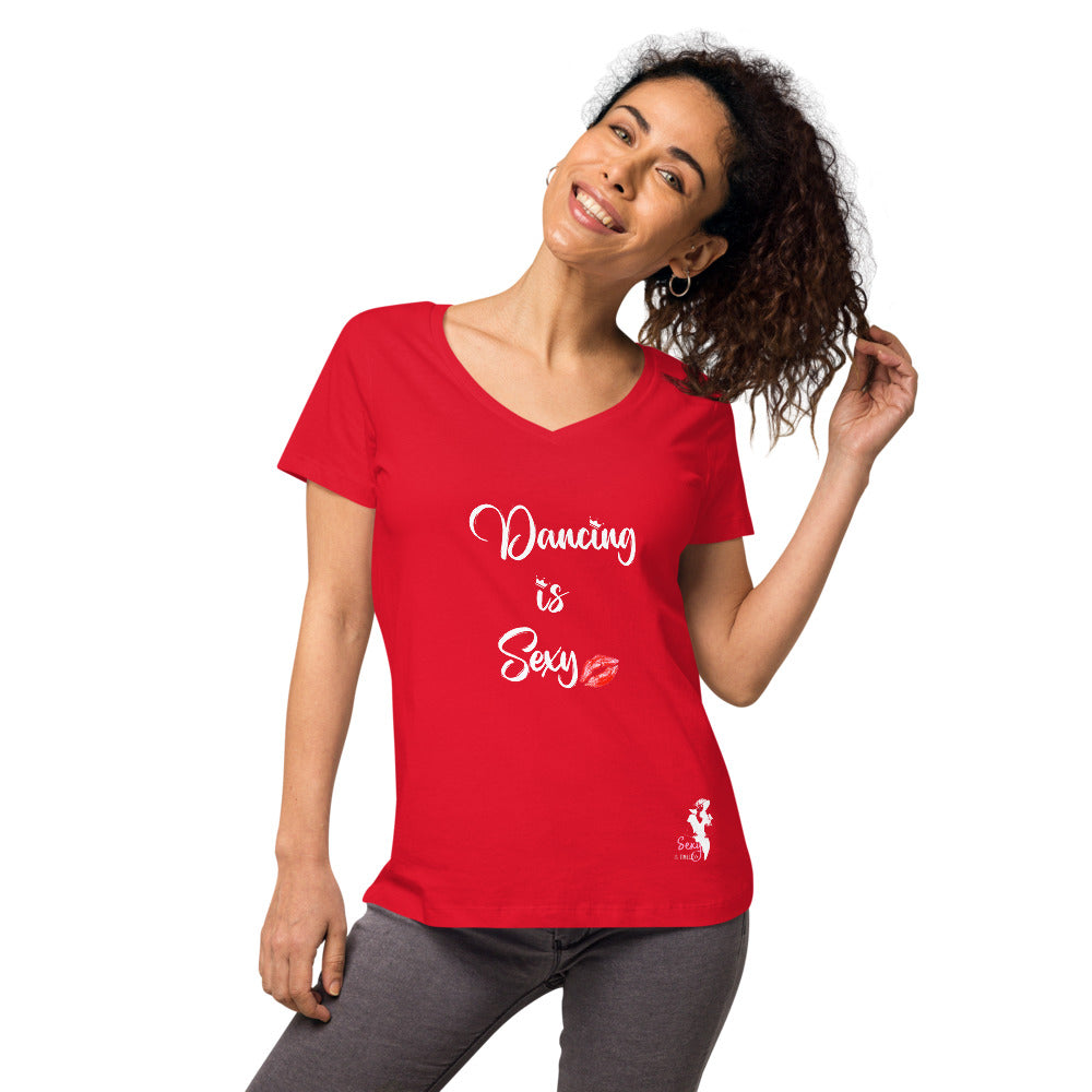 Dancing is Sexy v-neck t-shirt
