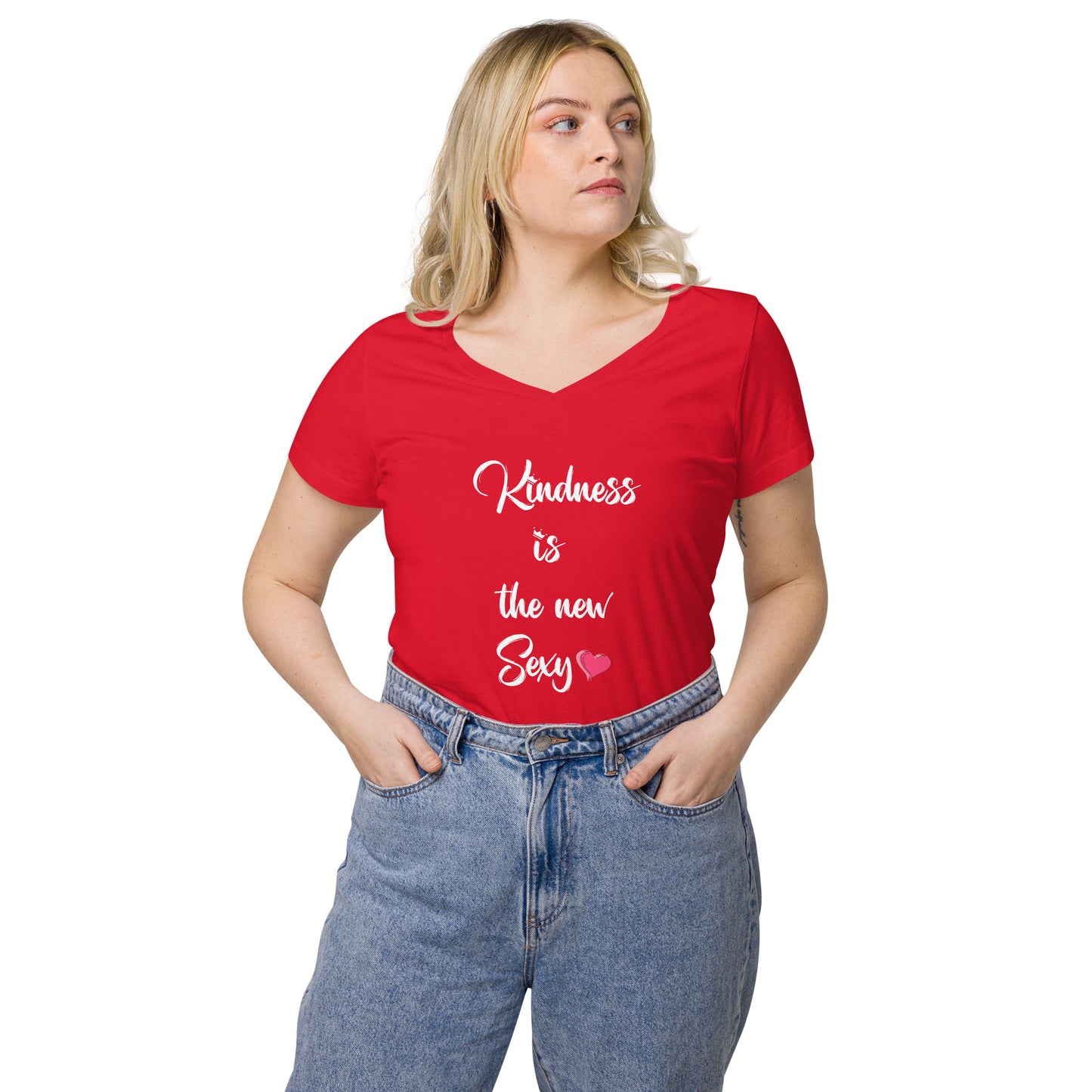 Kindness is the new Sexy v-neck t-shirt