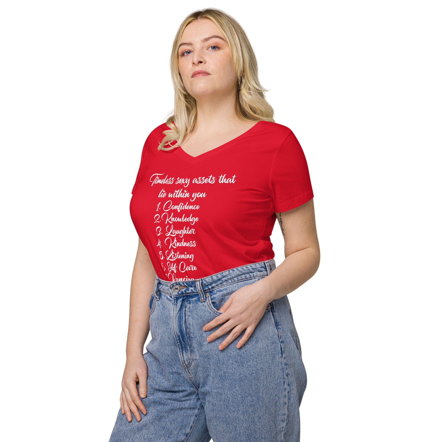 Timeless Sexy assets v-neck t-shirt