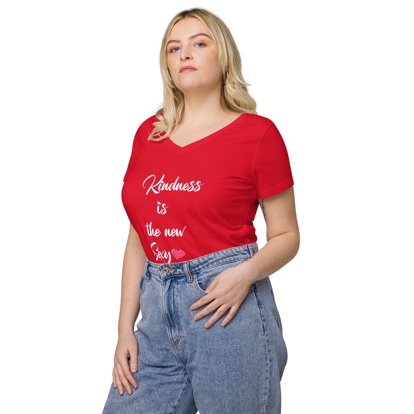 Kindness is the new Sexy v-neck t-shirt