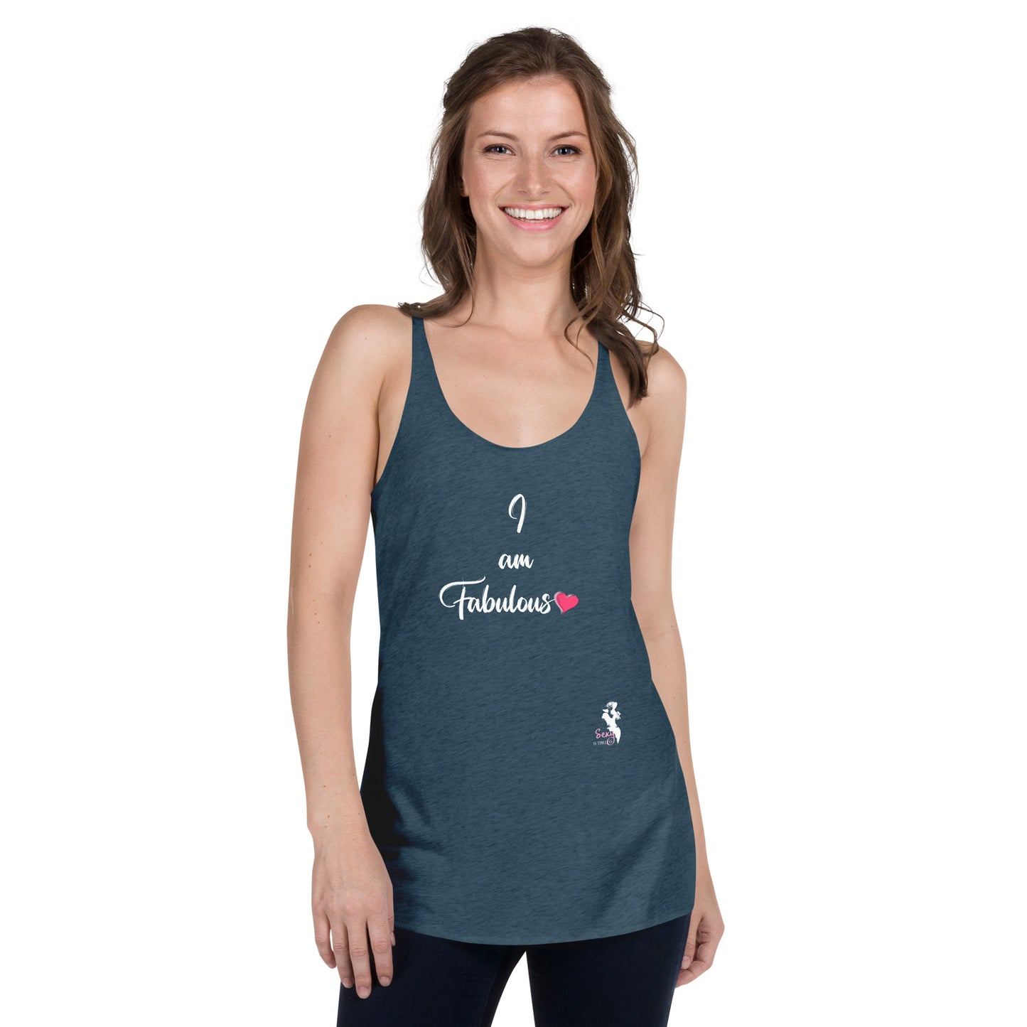 Women's Racerback Tank - II am fabulous - colors