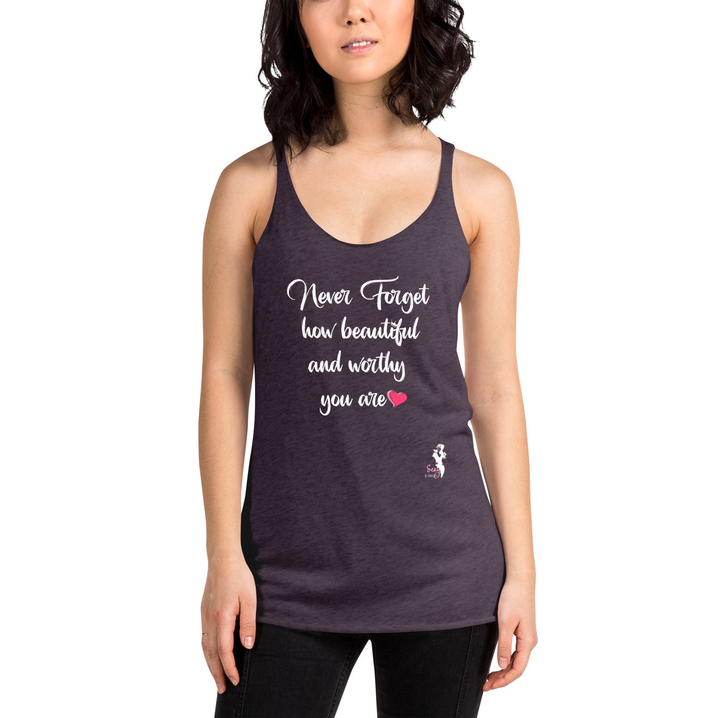 Women's Racerback Tank - Never forget - Different colors