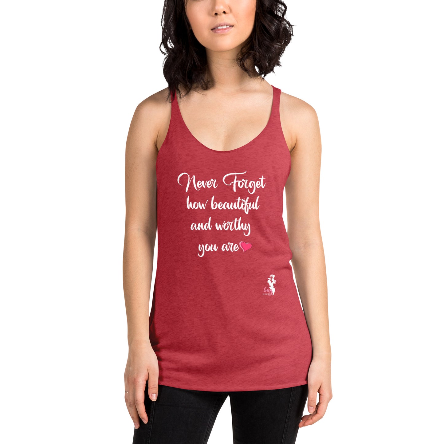 Women's Racerback Tank - Never forget - Different colors